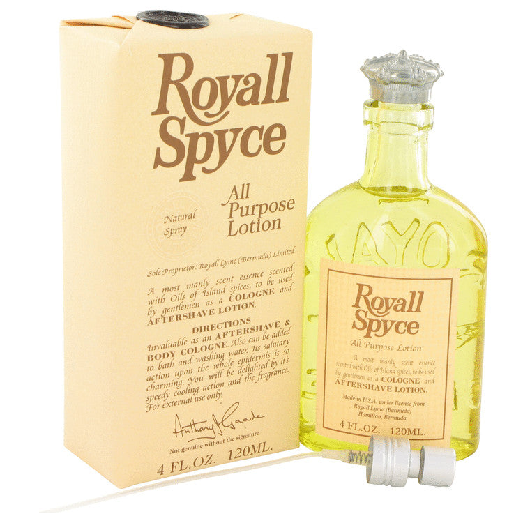 ROYALL SPYCE by Royall Fragrances All Purpose Lotion - Cologne 4 oz for Men - Fragrance Spice