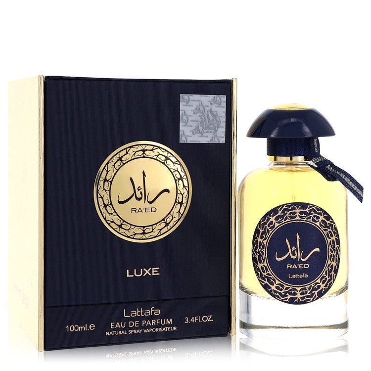 Raed Luxe Gold by Lattafa Eau De Parfum Spray (Unisex) 3.4 oz for Women - Fragrance Spice