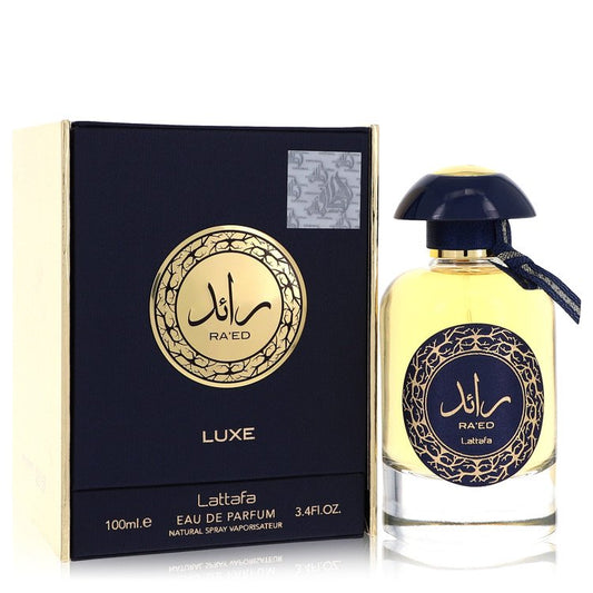 Raed Luxe Gold by Lattafa Eau De Parfum Spray (Unisex) 3.4 oz for Women - Fragrance Spice