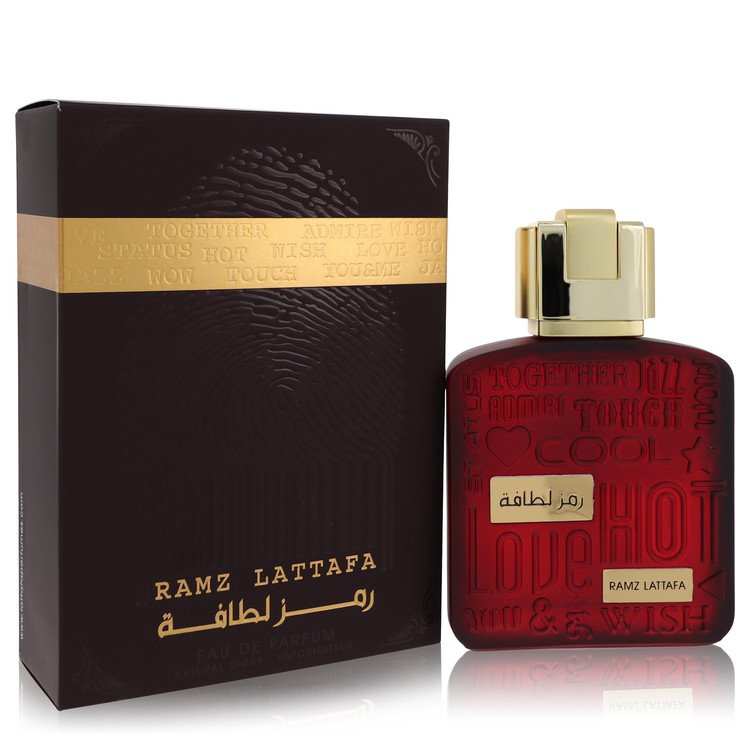 Ramz Lattafa Gold by Lattafa Eau De Parfum Spray (Unisex) 3.4 oz for Women - Fragrance Spice