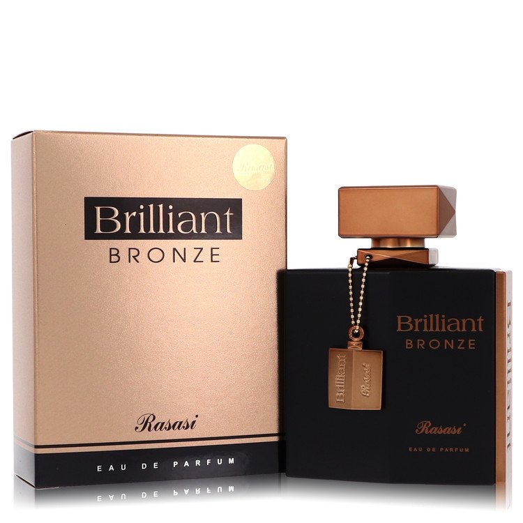 Rasasi Brillant Bronze by Rasasi Eau De Parfum Spray (Unisex) 3.3 oz for Men - Fragrance Spice