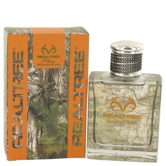Realtree Mountain Series by Jordan Outdoor Eau De Toilette Spray 3.4 oz for Men - Fragrance Spice