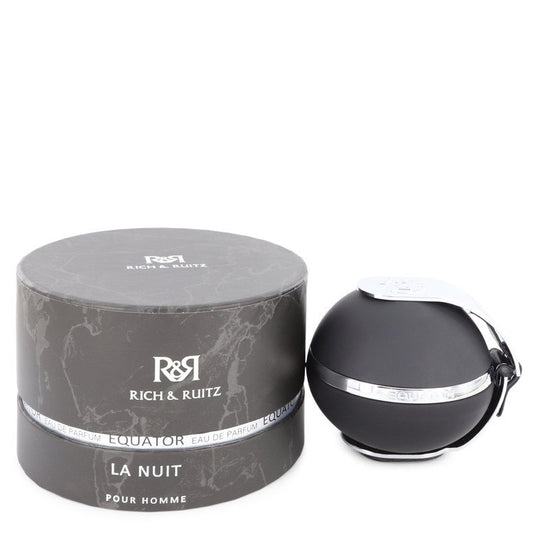 Rich & Ruitz Equator La Nuit by Rich & Ruitz Eau De Parfum Spray 3.33 oz for Men - Fragrance Spice