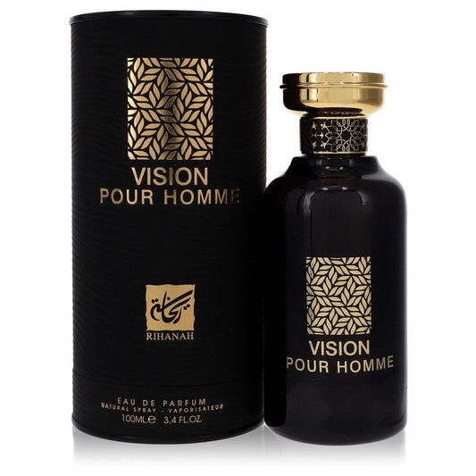 Rihanah Vision Pour Homme by Rihanah Eau De Parfum Spray 3.4 oz for Men - Fragrance Spice