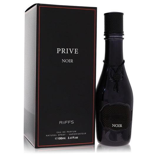 Riiffs Prive Noir by Riiffs Eau De Parfum Spray 3.4 oz for Men - Fragrance Spice