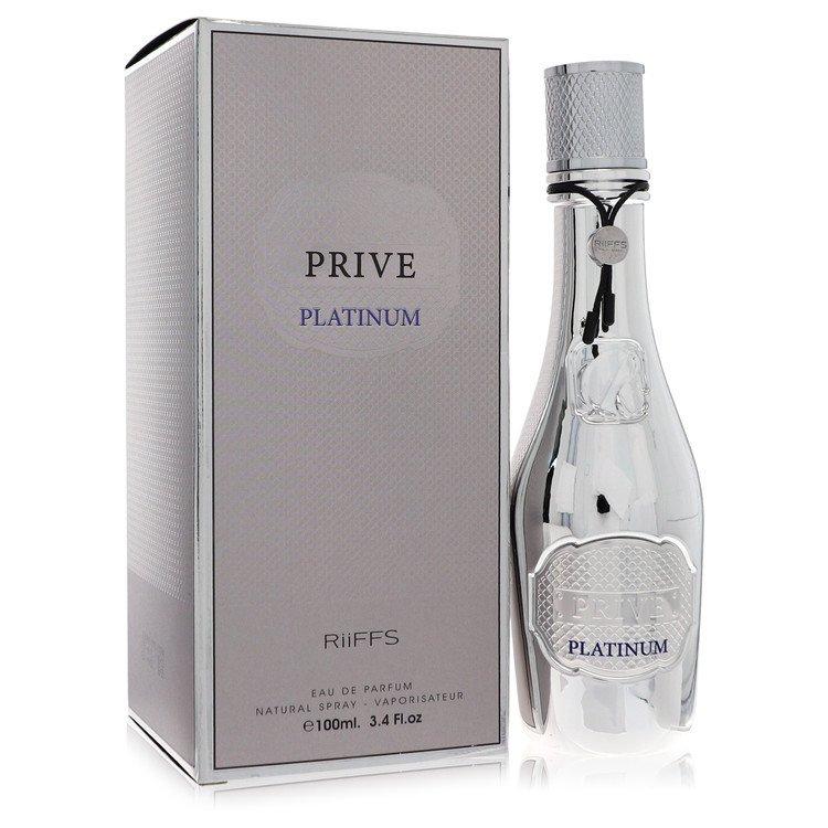 Riiffs Prive Platinum by Riiffs Eau De Parfum Spray 3.4 oz for Men - Fragrance Spice