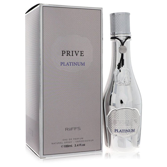 Riiffs Prive Platinum by Riiffs Eau De Parfum Spray 3.4 oz for Men - Fragrance Spice