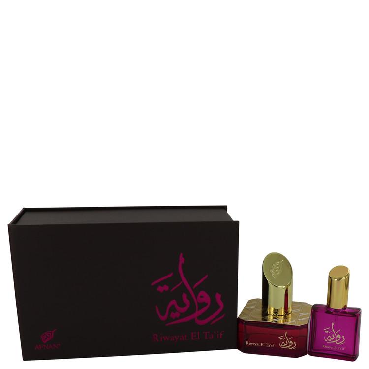 Riwayat El Ta'if by Afnan Eau De Parfum Spray + Free .67 oz Travel EDP Spray 1.7 oz for Women - Fragrance Spice