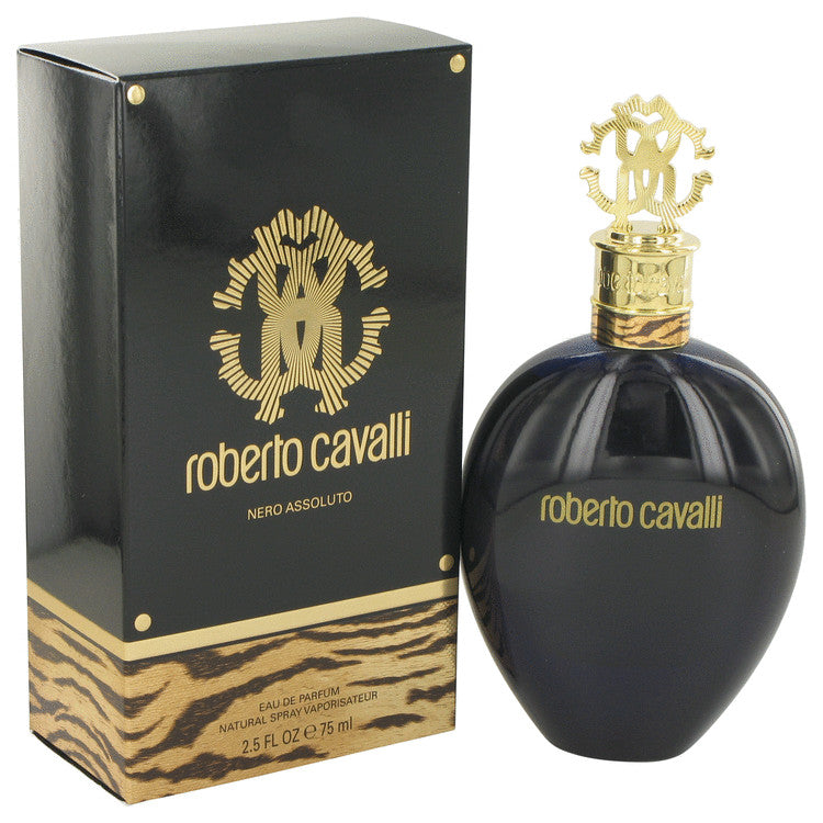 Roberto Cavalli Nero Assoluto by Roberto Cavalli Eau De Parfum Spray 2.5 oz for Women - Fragrance Spice