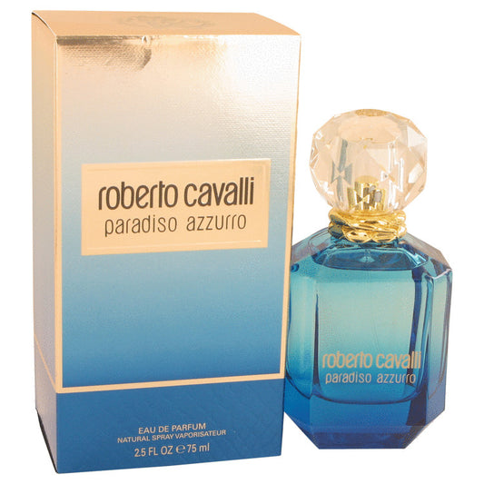 Roberto Cavalli Paradiso Azzurro by Roberto Cavalli Eau De Parfum Spray 2.5 oz for Women - Fragrance Spice