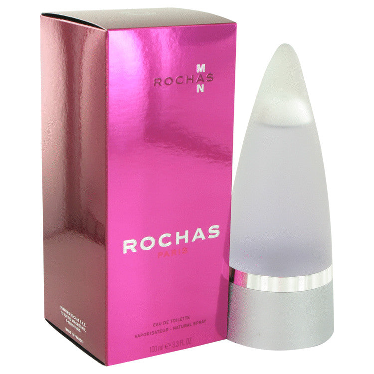 Rochas Man by Rochas Eau De Toilette Spray 3.4 oz for Men - Fragrance Spice