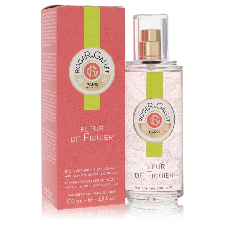 Roger & Gallet Fleur De Figuier by Roger & Gallet Fresh Fragrant Water Spray (Unisex) 3.3 oz for Women - Fragrance Spice