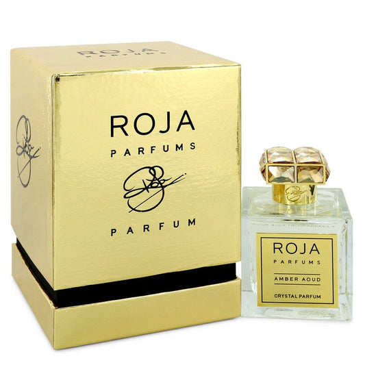 Roja Amber Aoud Crystal by Roja Parfums Extrait De Parfum Spray (Unisex) 3.4 oz for Women - Fragrance Spice