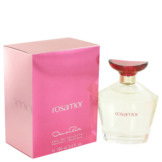Rosamor by Oscar De La Renta Eau De Toilette Spray 3.4 oz for Women - Fragrance Spice