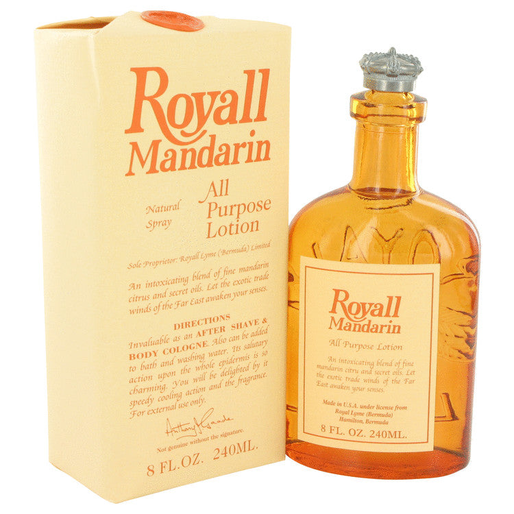 Royall Mandarin by Royall Fragrances All Purpose Lotion - Cologne 8 oz for Men - Fragrance Spice