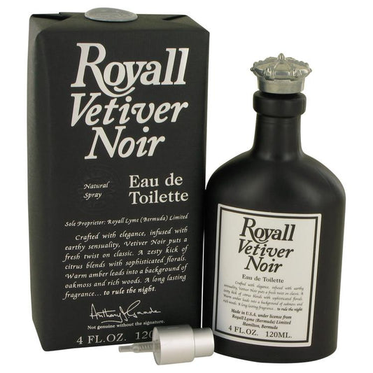 Royall Vetiver Noir by Royall Fragrances Eau de Toilette Spray 4 oz - Fragrance Spice