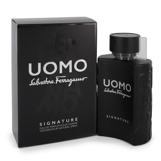 Salvatore Ferragamo Uomo Signature by Salvatore Ferragamo Eau De Parfum Spray 3.4 oz for Men - Fragrance Spice