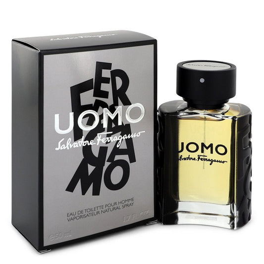 Salvatore Ferragamo Uomo by Salvatore Ferragamo Eau De Toilette Spray 1.7 oz  for Men - Fragrance Spice