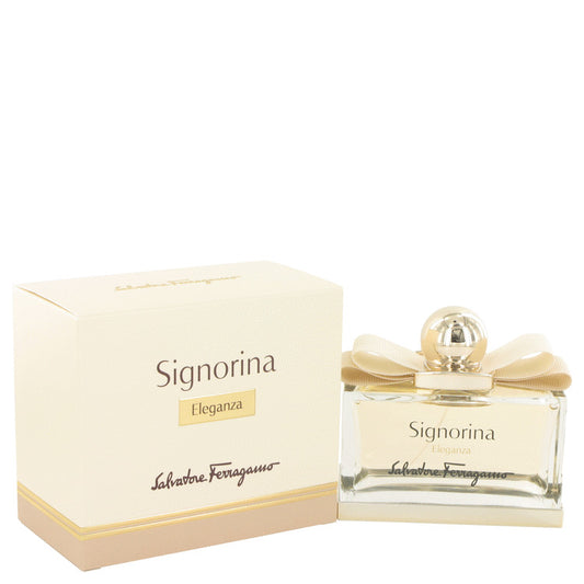 Signorina Eleganza by Salvatore Ferragamo Eau De Parfum Spray 3.4 oz for Women - Fragrance Spice