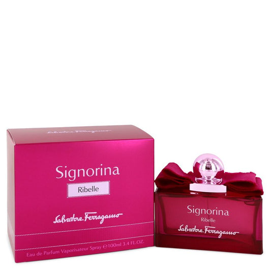 Signorina Ribelle by Salvatore Ferragamo Eau De Parfum Spray 3.4 oz for Women - Fragrance Spice