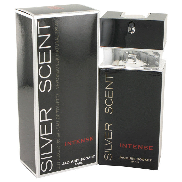 Silver Scent Intense by Jacques Bogart Eau De Toilette Spray 3.33 oz for Men - Fragrance Spice