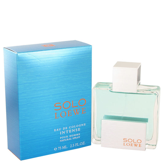 Solo Intense by Loewe Eau De Cologne Spray 2.5 oz for Men - Fragrance Spice