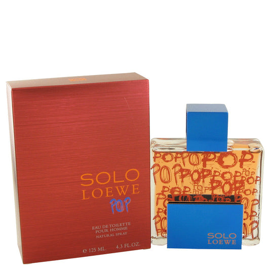 Solo Loewe Pop by Loewe Eau De Toilette Spray 4.3 oz for Men - Fragrance Spice