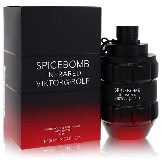 Spicebomb Infrared by Viktor & Rolf Eau De Toilette Spray 3 oz for Men - Fragrance Spice