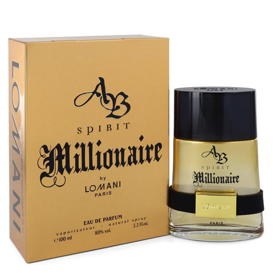 Spirit Millionaire by Lomani Eau De Parfum Spray 3.3 oz  for Men - Fragrance Spice