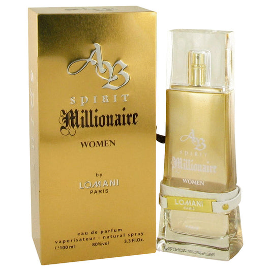 Spirit Millionaire by Lomani Eau De Parfum Spray 3.3 oz for Women - Fragrance Spice