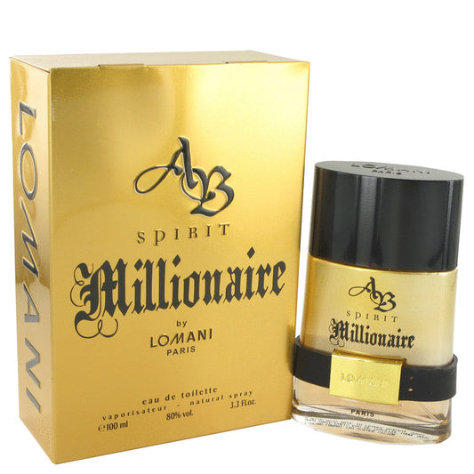 Spirit Millionaire by Lomani Eau De Toilette Spray 3.3 oz for Men - Fragrance Spice