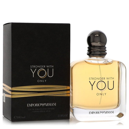 Stronger With You Only by Giorgio Armani Eau De Toilette Spray 3.4 oz for Men - Fragrance Spice