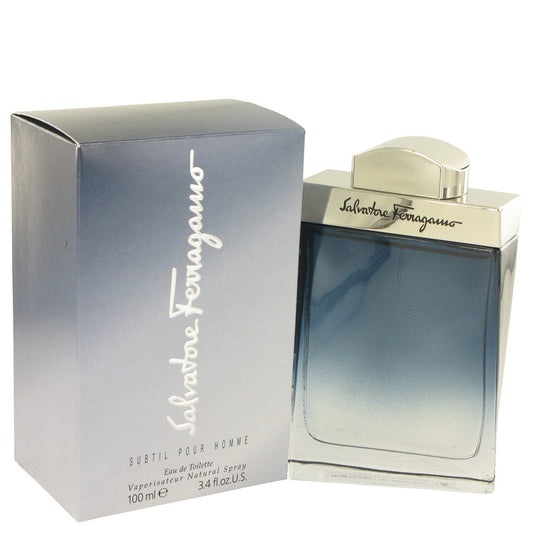 Subtil by Salvatore Ferragamo Eau De Toilette Spray 3.4 oz for Men - Fragrance Spice