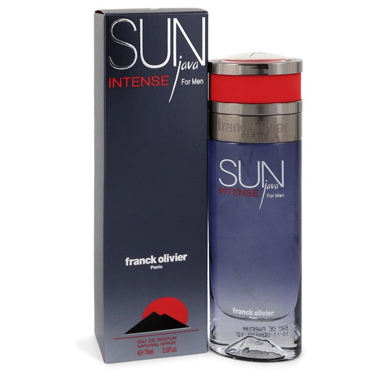 Sun Java Intense by Franck Olivier Eau De Parfum Spray 2.5 oz for Men - Fragrance Spice