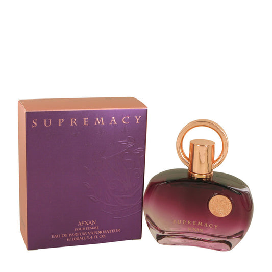 Supremacy Pour Femme by Afnan Eau De Parfum Spray 3.4 oz for Women - Fragrance Spice
