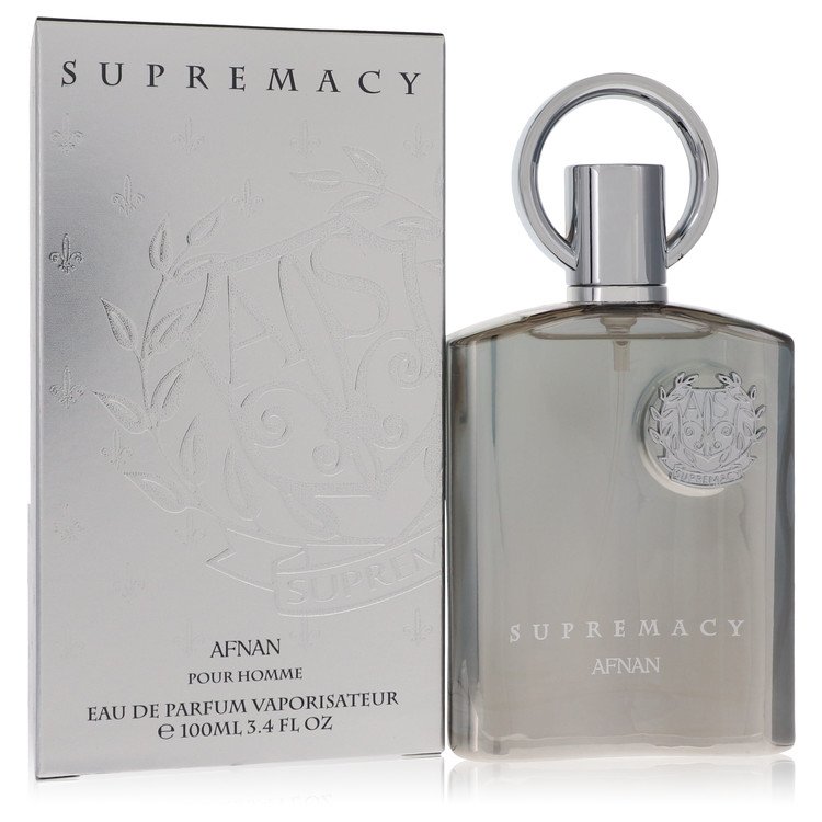 Supremacy Silver by Afnan Eau De Parfum Spray 5 oz for Men - Fragrance Spice