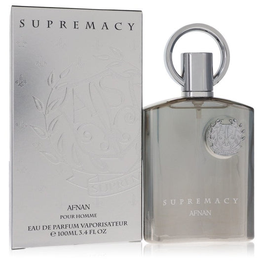 Supremacy Silver by Afnan Eau De Parfum Spray 5 oz for Men - Fragrance Spice