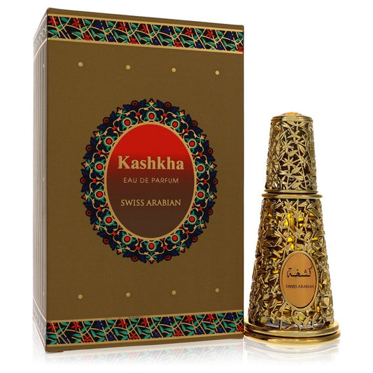 Swiss Arabian Kashkha by Swiss Arabian Eau De Parfum Spray (Unisex) 1.7 oz for Men - Fragrance Spice