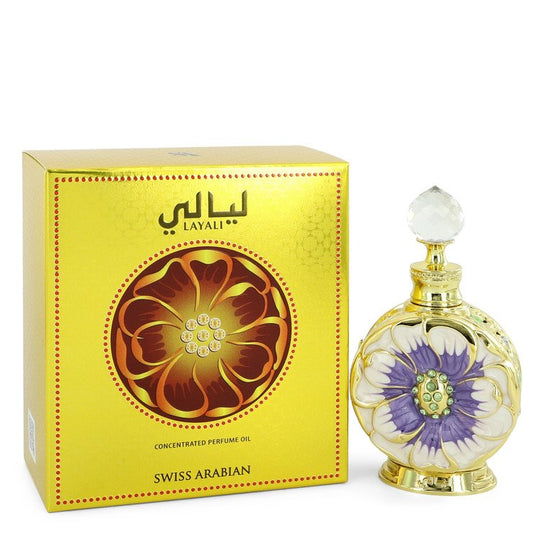 Swiss Arabian Layali by Swiss Arabian Concentrated Perfume Oil 0.5 oz for Women - Fragrance Spice