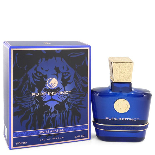 Swiss Arabian Pure Instinct by Swiss Arabian Eau De Parfum Spray 3.4 oz for Men - Fragrance Spice