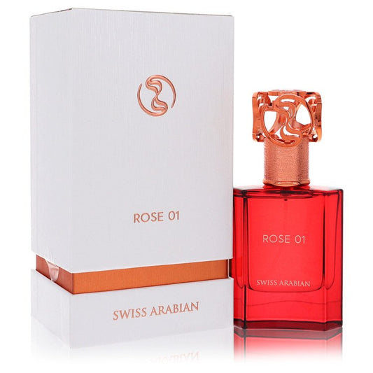 Swiss Arabian Rose 01 by Swiss Arabian Eau De Parfum Spray (Unisex) 1.7 oz for Men - Fragrance Spice