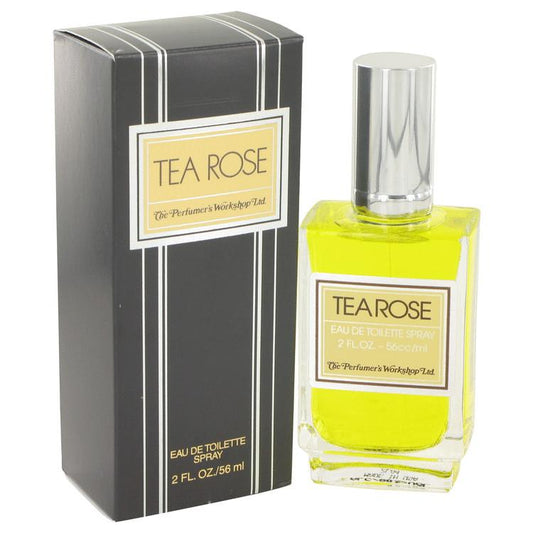 TEA ROSE by Perfumers Workshop Eau De Toilette Spray 2 oz - Fragrance Spice