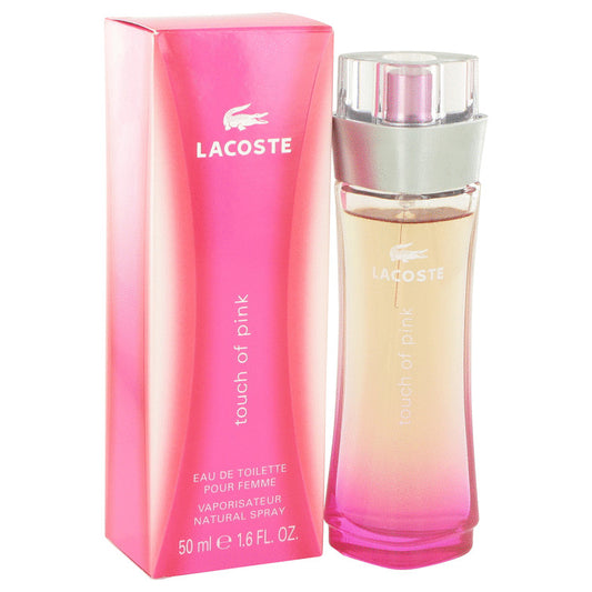 Touch of Pink by Lacoste Eau De Toilette Spray 1.6 oz for Women - Fragrance Spice
