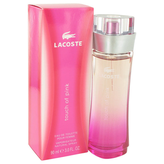Touch of Pink by Lacoste Eau De Toilette Spray 3 oz for Women - Fragrance Spice