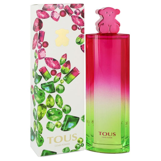 Tous Gems Power by Tous Eau De Toilette Spray 3 oz for Women - Fragrance Spice