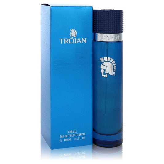 Trojan For All by Trojan Eau De Toilette Spray (Unisex) 3.4 oz for Men - Fragrance Spice