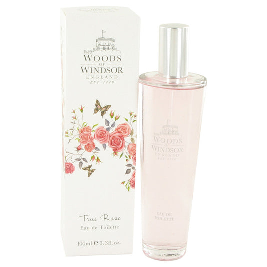 True Rose by Woods of Windsor Eau De Toilette Spray 3.3 oz for Women - Fragrance Spice