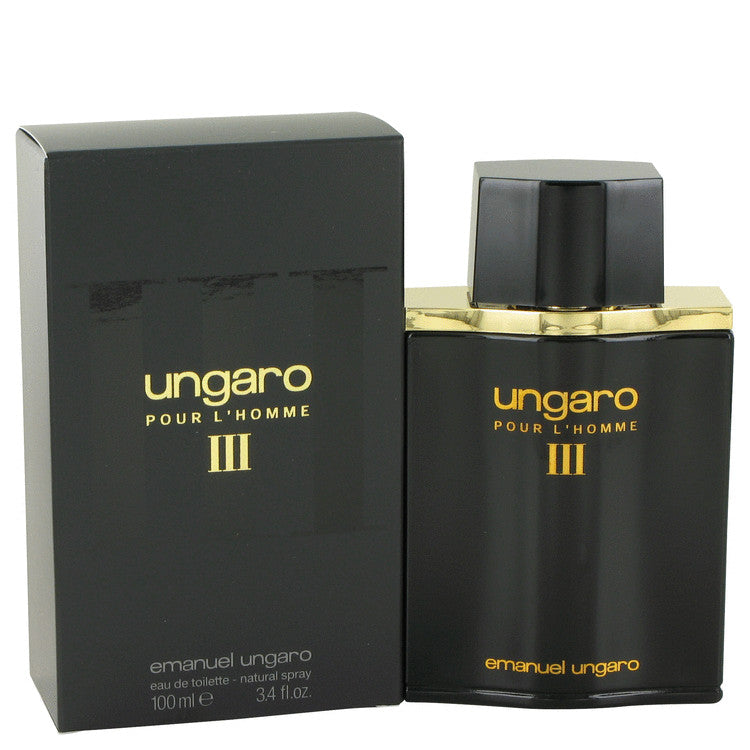 UNGARO III by Ungaro Eau De Toilette Spray (New Packaging) 3.4 oz for Men - Fragrance Spice