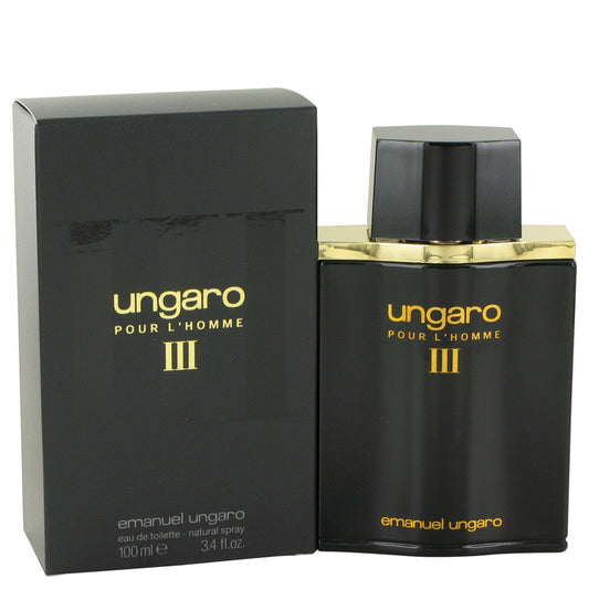 UNGARO III by Ungaro Eau De Toilette Spray (New Packaging) 3.4 oz for Men - Fragrance Spice