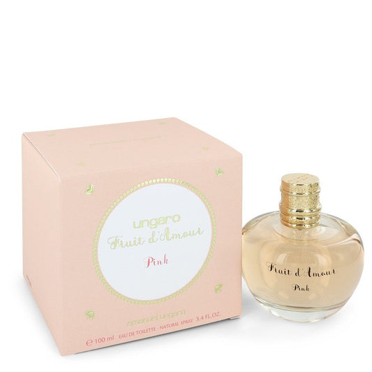 Ungaro Fruit D'amour Pink by Ungaro Eau De Toilette Spray 3.4 oz for Women - Fragrance Spice